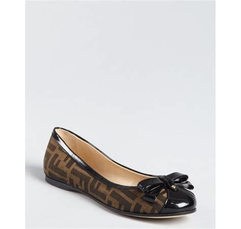 fendi flats mesh|Women's Designer Ballet Flats .